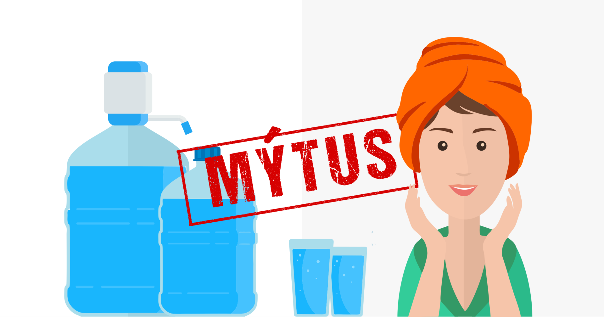 Vďaka nadmernému pitiu vody, budete mať krajšiu pokožku? Mýtus!