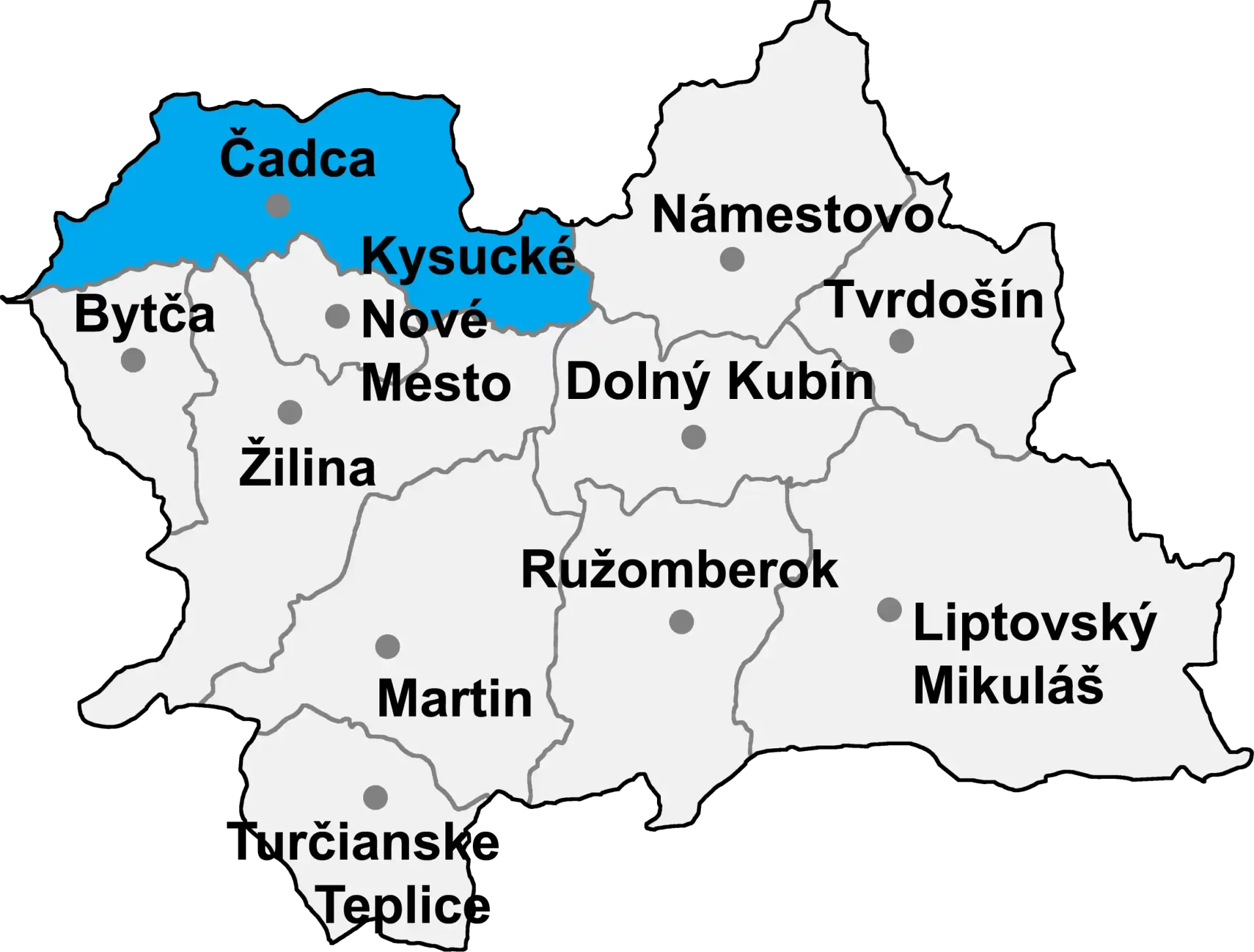 Okres Čadca.